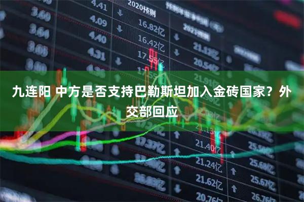 九连阳 中方是否支持巴勒斯坦加入金砖国家?外交部回应